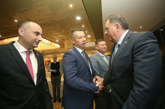 Milorad Dodik i Nenad Nešić; koalicioni partneri