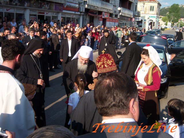 Patrijarh Irinej u Trebinju 