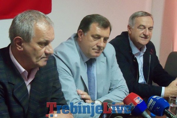 milorad dodik konferencija za novinare snsd trebinje