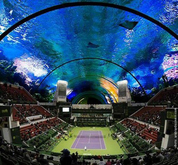 tenis pod vodom dubaji