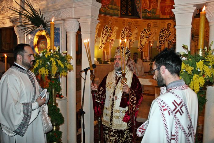 liturgija bozic vladika grigorije trebinje 2016