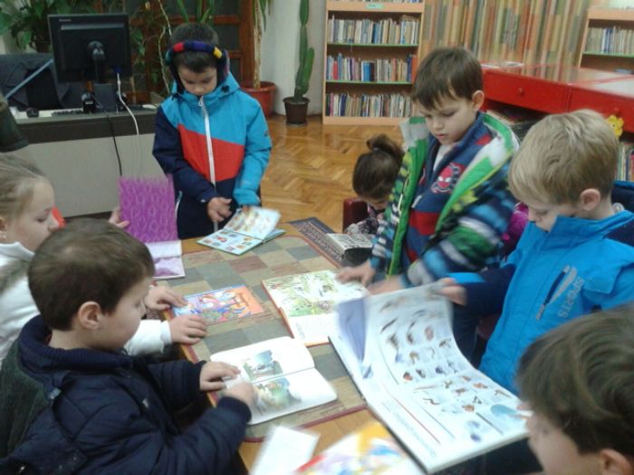 Skola cerovac posjeta narodnoj biblioteci